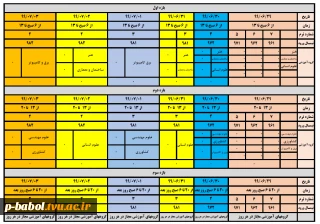 جدول زمان بندی حذف و اضافه ترم 991