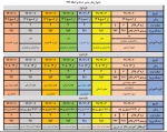 جدول زمانی حذف و اضافه ترم 992 3