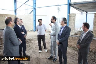 بازدید مدیر کل دفتر فنی و طرح های عمرانی دانشگاه فنی و حرفه ای از دانشکده فنی و حرفه ای پسران بابل  3