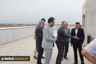 بازدید مدیر کل دفتر فنی و طرح های عمرانی دانشگاه فنی و حرفه ای از دانشکده فنی و حرفه ای پسران بابل  7