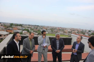 بازدید مدیر کل دفتر فنی و طرح های عمرانی دانشگاه فنی و حرفه ای از دانشکده فنی و حرفه ای پسران بابل  10