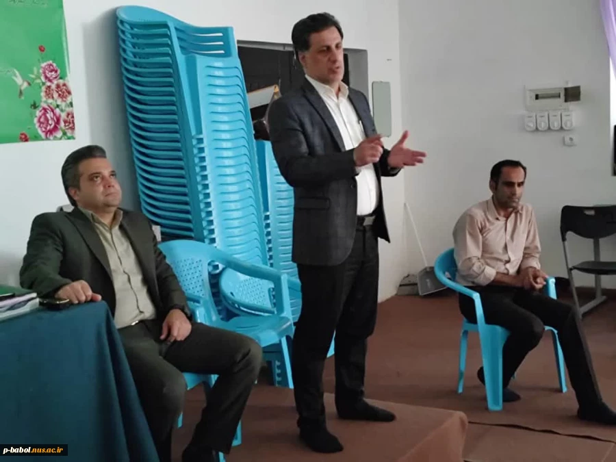 حضور دکتر محمدپور و دکتر رضوی در هنرستان ۴۱۲ نوشیروانی و سخنرانی برای دانش آموزان سال آخر 2