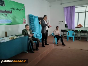 حضور دکتر محمدپور و دکتر رضوی در هنرستان ۴۱۲ نوشیروانی و سخنرانی برای دانش آموزان سال آخر 3