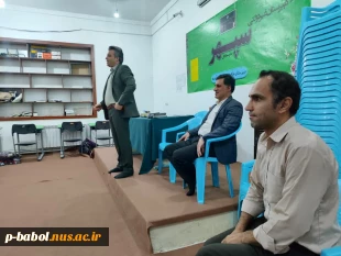 حضور دکتر محمدپور و دکتر رضوی در هنرستان ۴۱۲ نوشیروانی و سخنرانی برای دانش آموزان سال آخر 7